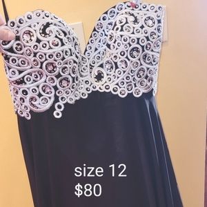 Floor length formal dress